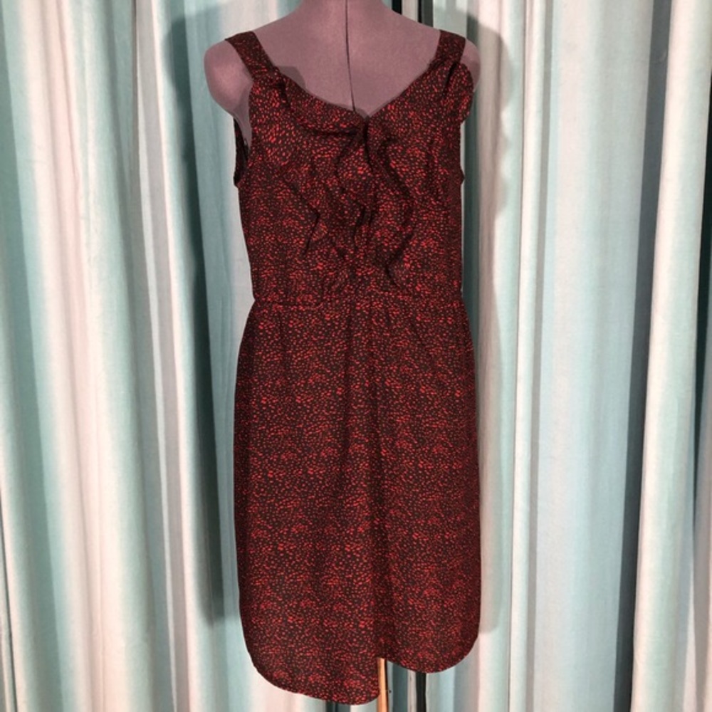 red & black dress